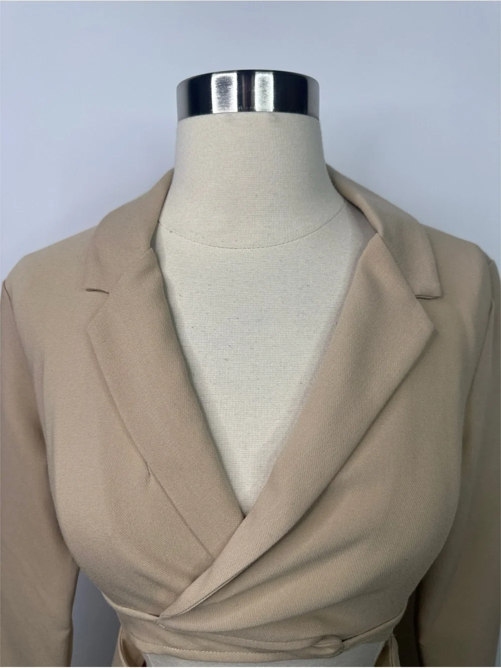 Abercrombie & Fitch Cutout Blazer Long Sleeve Mini Dress